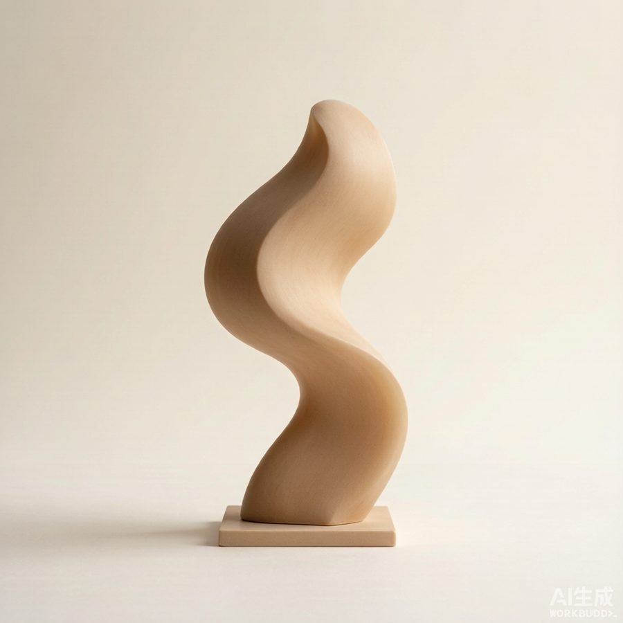 Sculptural Curve Resin Object — Home Decor manufacturer