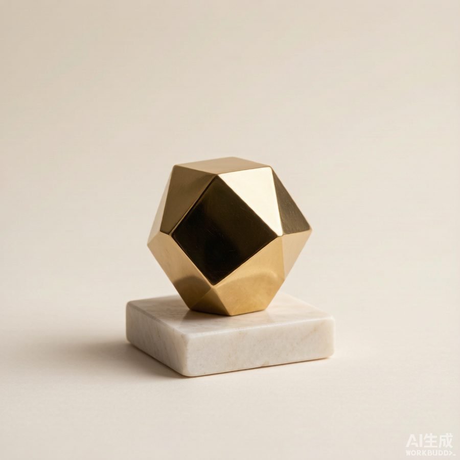 Brass Geometric Table Ornament — Home Decor manufacturer