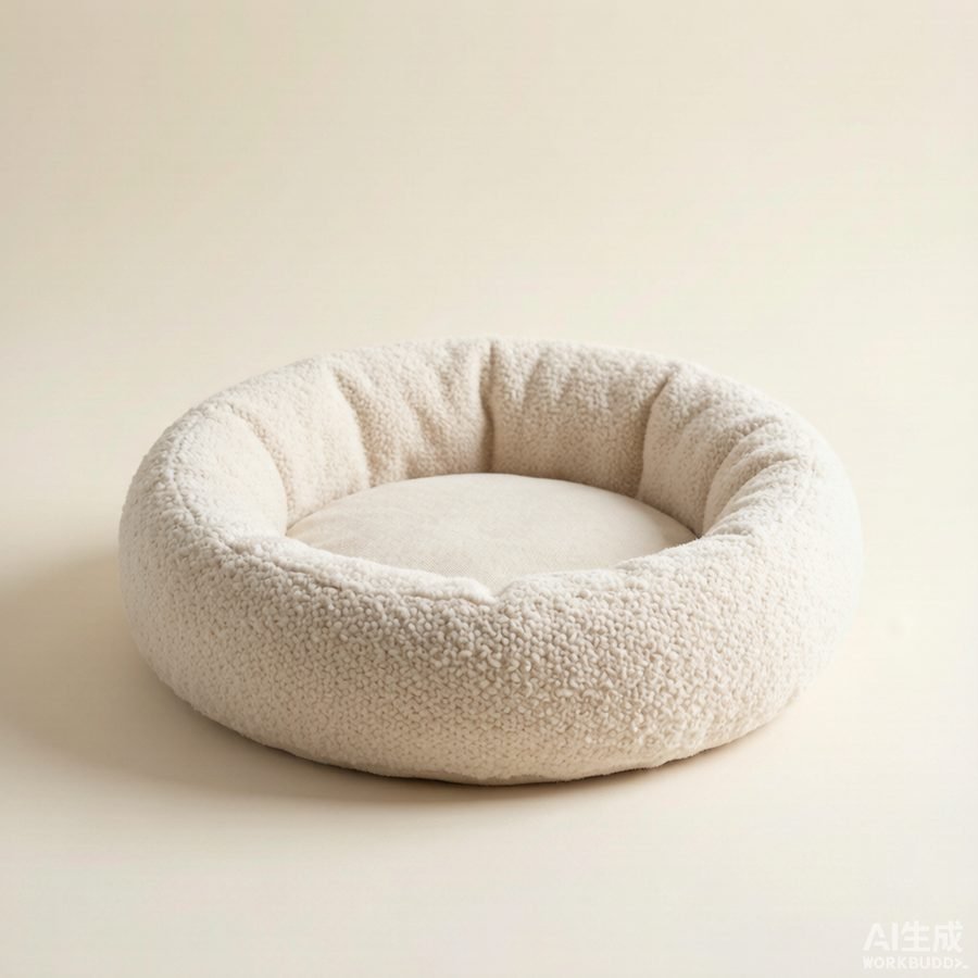 Boucle Round Calming Pet Bed — Pet Supplies manufacturer